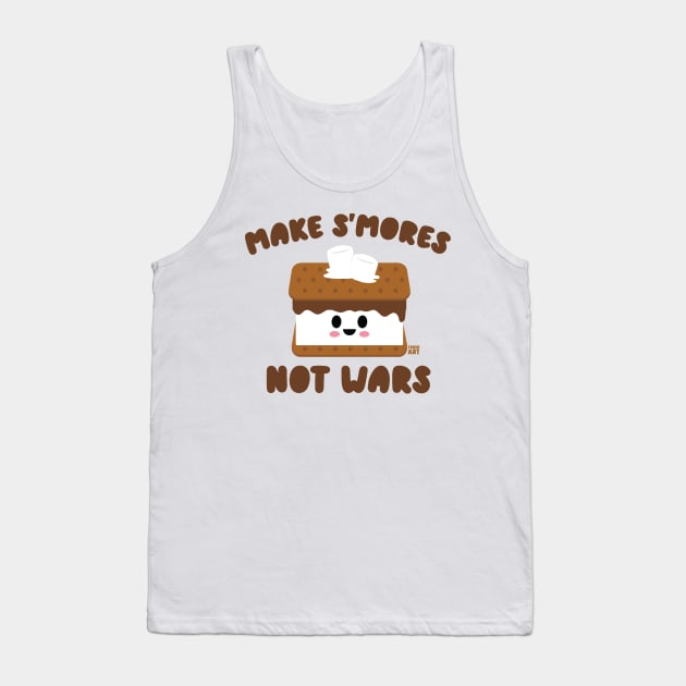 MAKE SMORES NOT WARS Tank Top by toddgoldmanart